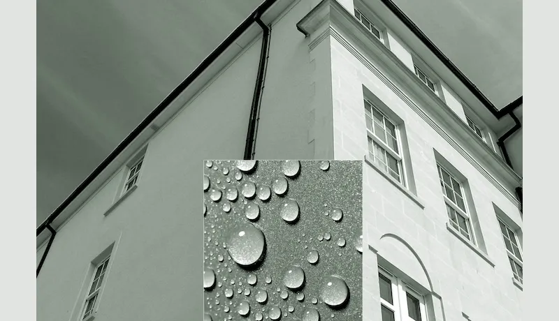 Resina de silicona / pintura repelente en el agua