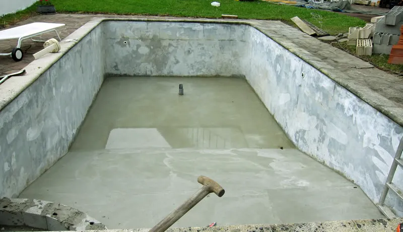 piscina de cemento